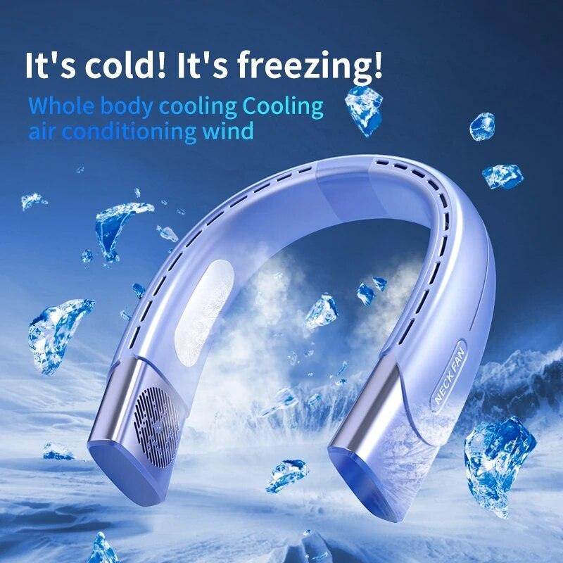 Stay Cool and Hands-Free with our Silent USB portable neck fan! 🌬️❄️ - SmartPursue™