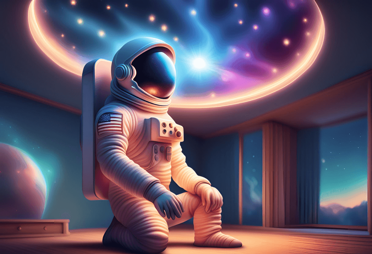 Elevate Your Space with the Astronaut Projector Starry Sky Galaxy Stars LED Night Light Projector - SmartPursue™