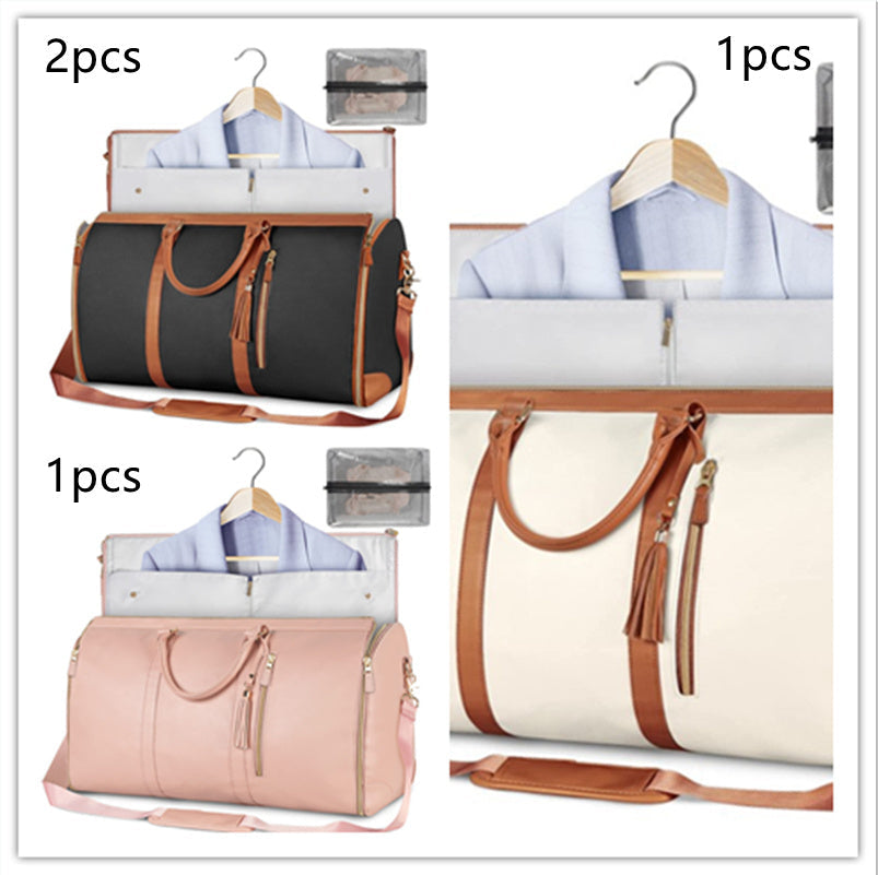 👜 Large Travel Duffle Bag – Waterproof Folding Suit & Clothes Tote CJ