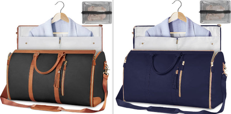 👜 Large Travel Duffle Bag – Waterproof Folding Suit & Clothes Tote CJ