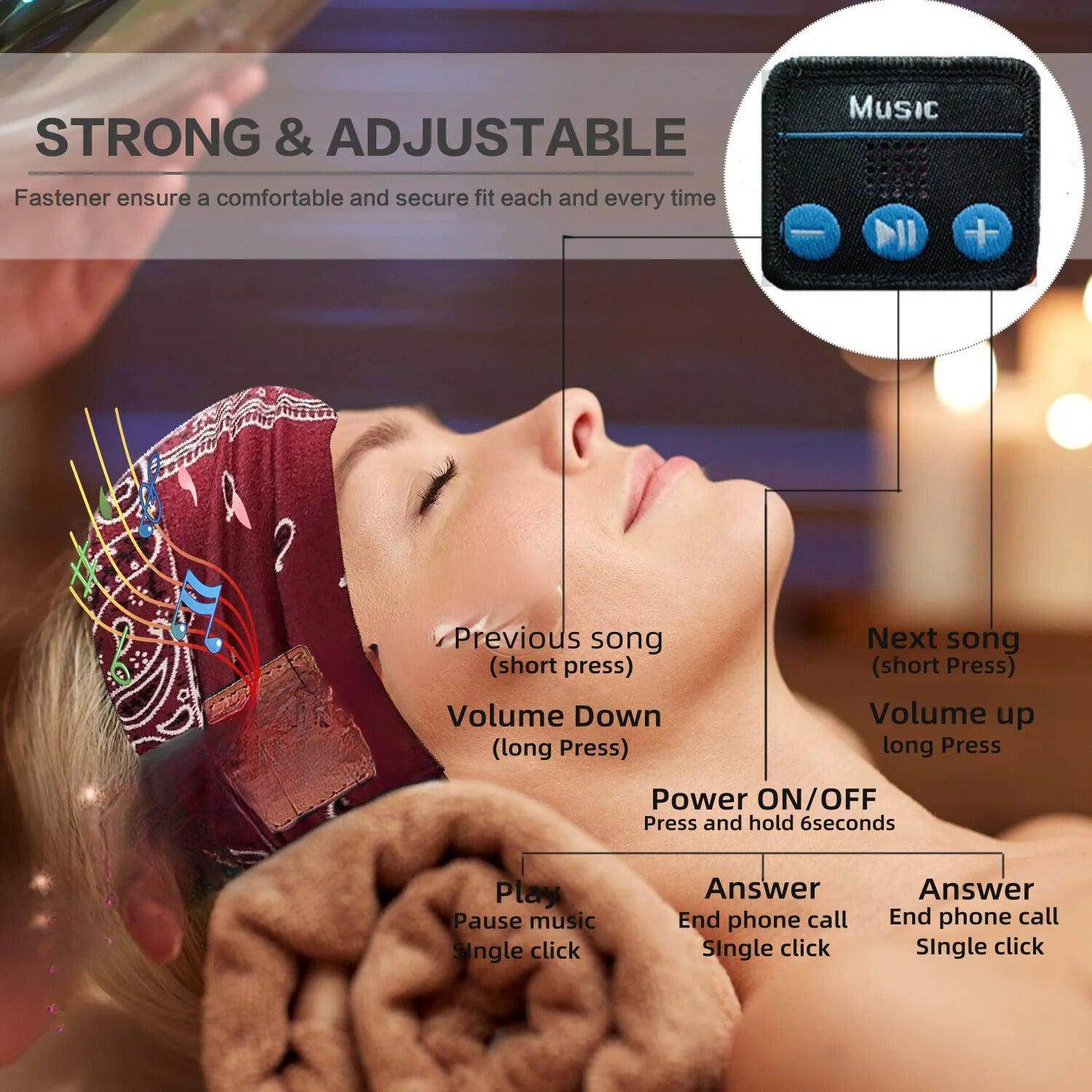 Wireless Bluetooth Bedphones Headband - SmartPursue™