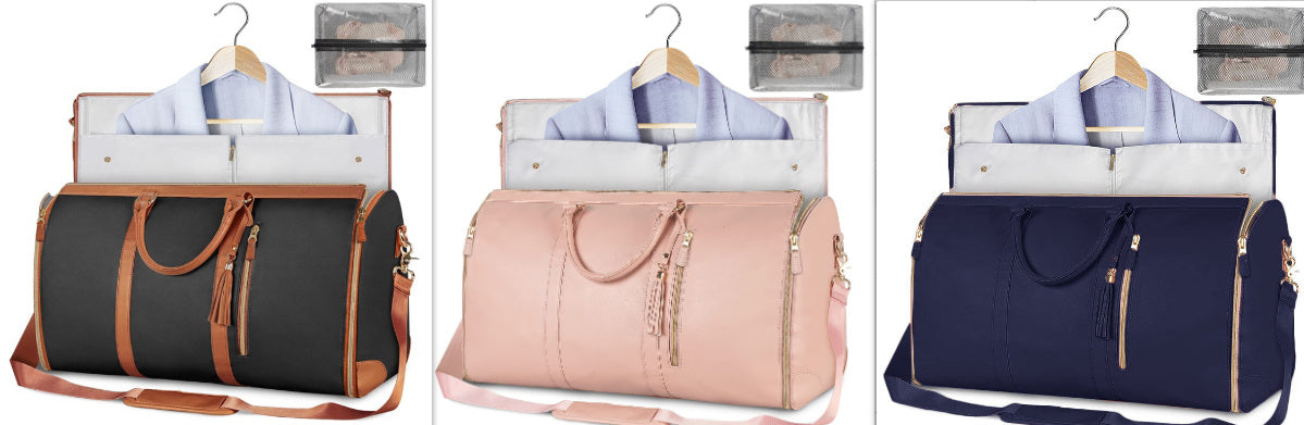 👜 Large Travel Duffle Bag – Waterproof Folding Suit & Clothes Tote CJ