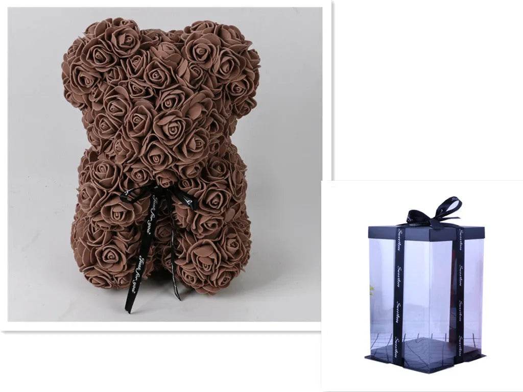 Valentine Foam Forever Rose Teddy Bear - SmartPursue™