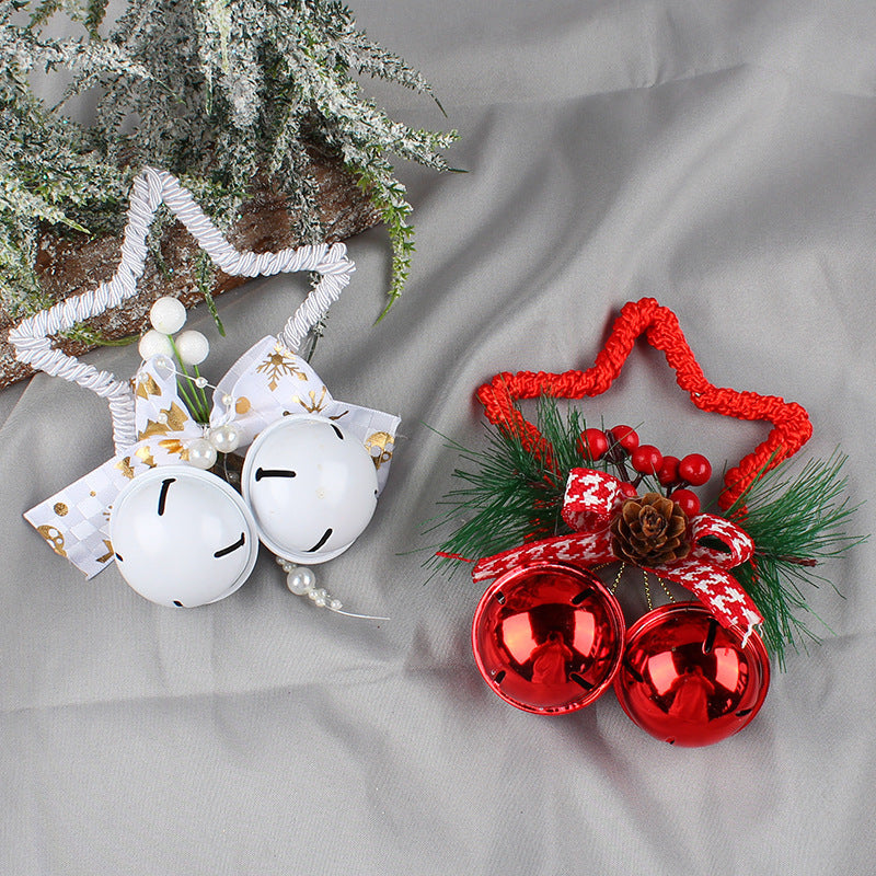 Christmas Five-pointed Star Bell Accessories Pendant CJ