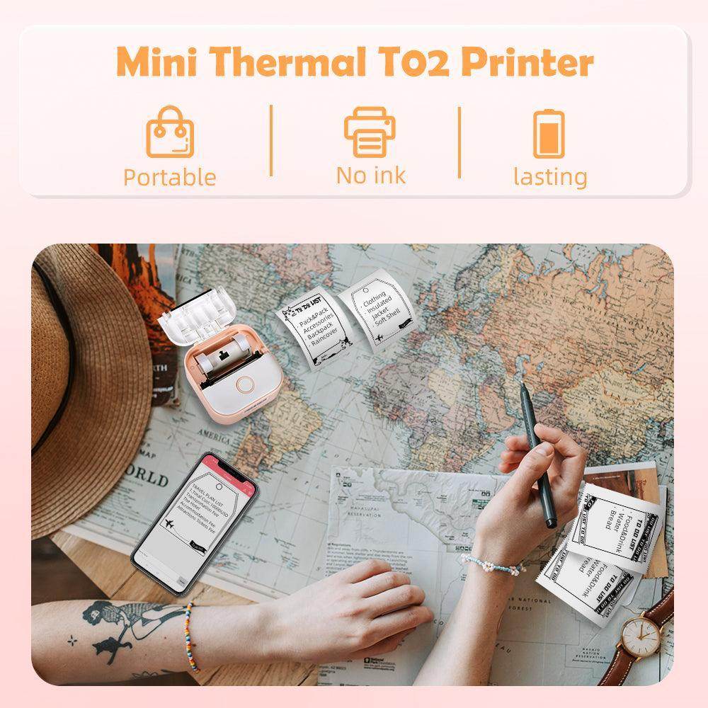 Portable inkless label printer for home use - SmartPursue™