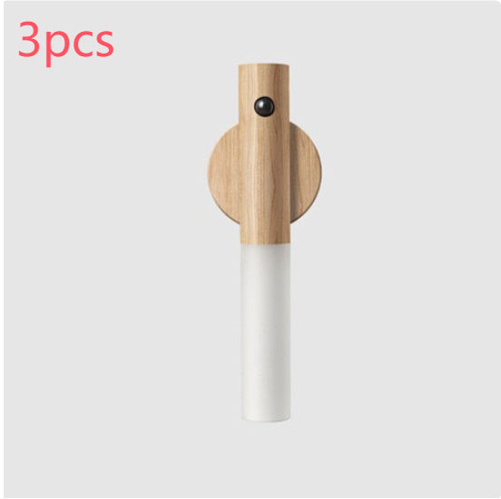 USB Magnetic Wood Motion Night Light CJ US