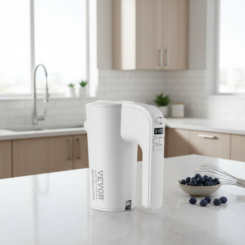 🍰 Digital Electric Hand Mixer – 5-Speed, 200W, Turbo-Boost CJ US
