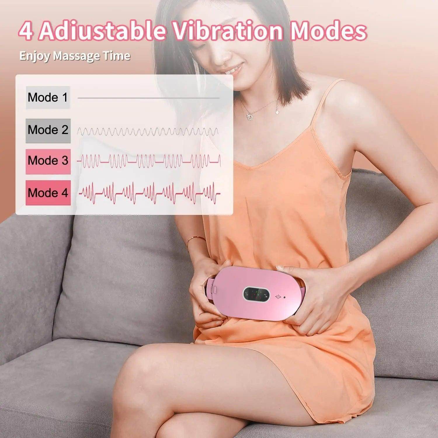 Women in Period Menstrual Heating Pad & Massage Belt - SmartPursue™