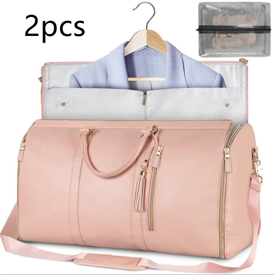 👜 Large Travel Duffle Bag – Waterproof Folding Suit & Clothes Tote CJ