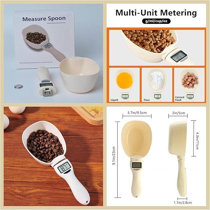 Digital Kitchen Scale – LCD Measuring Spoon - SmartPursue™