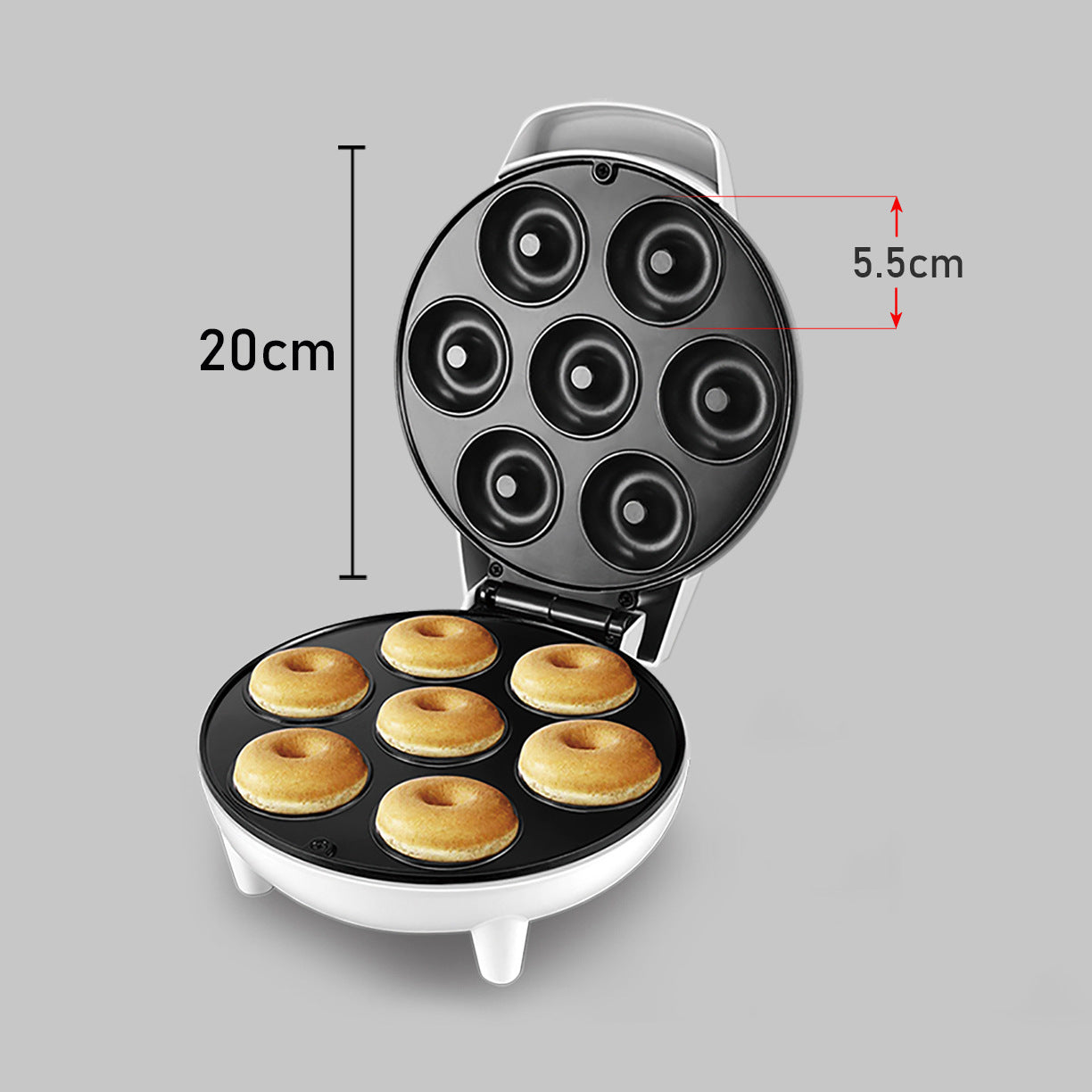 🍩 Home Donut & Cake Maker – 7 Mini Donuts in Minutes! - SmartPursue™