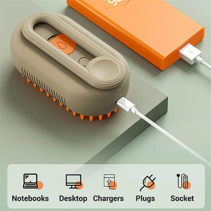 Cat Steam Brush For Massage Pet Grooming Comb - SmartPursue™