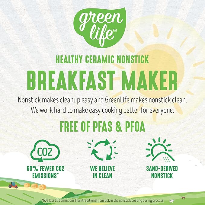3-in-1 Breakfast Station – Ceramic Nonstick Griddles - SmartPursue™