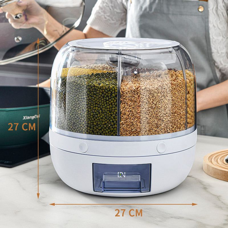 360° Rotating Grain Storage Container - SmartPursue™