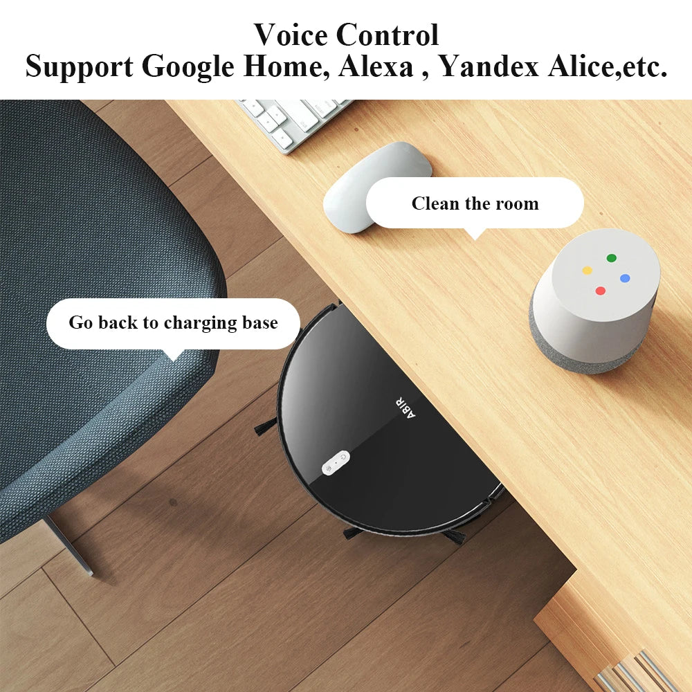 🤖 Robot Vacuum – 6000 Pa Suction, Wi‑Fi App & Dual Wet-Dry Mop - SmartPursue™