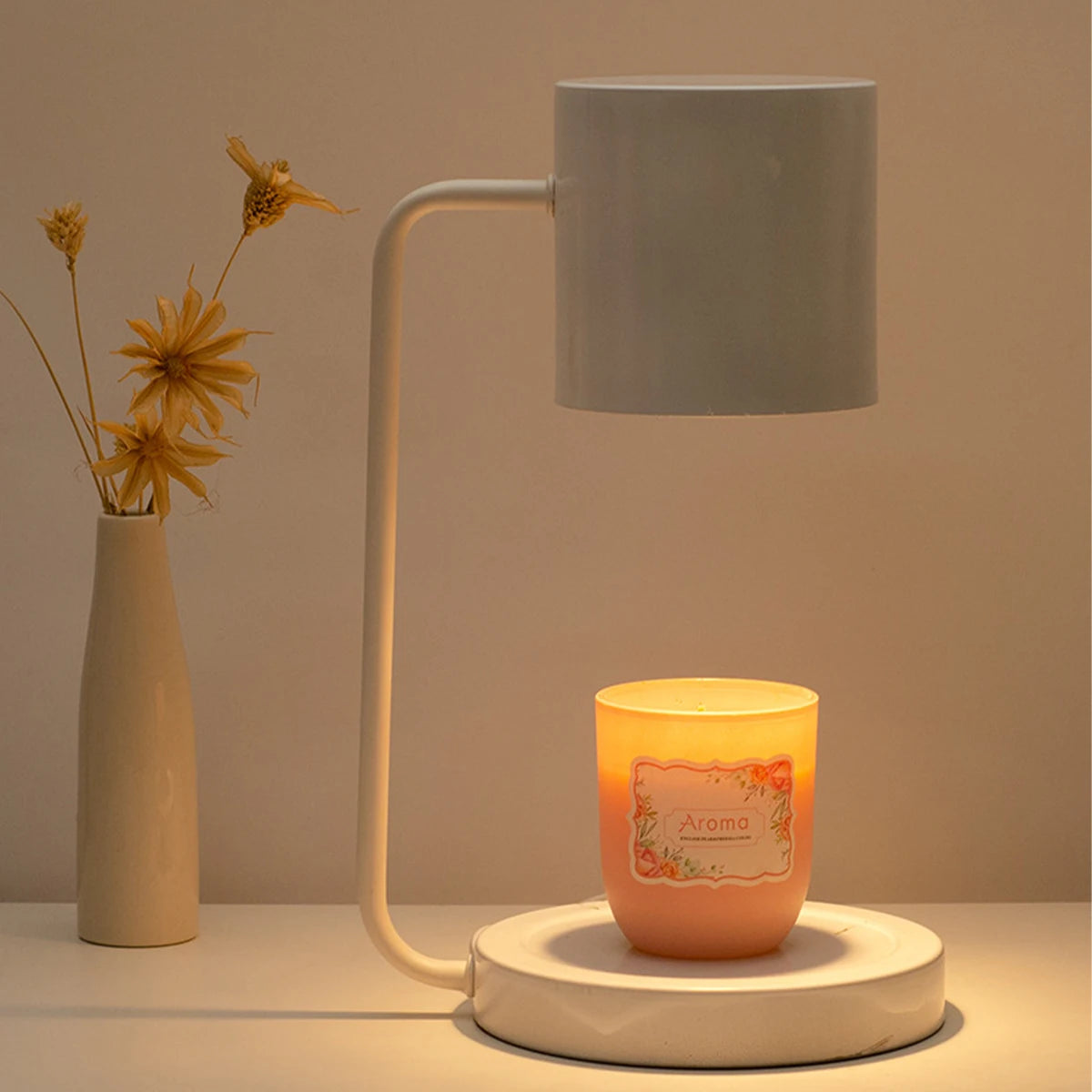 🕯 Candle Warmer Lamp – Touch Control Timer & Dimmer Wax Melt Lamp - SmartPursue™