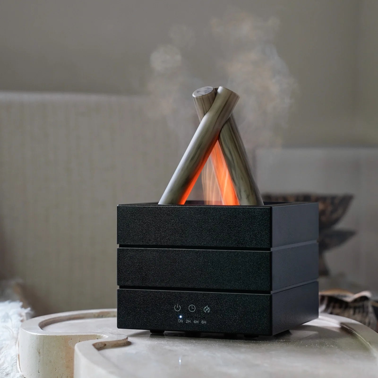 🔥 280ml Flame Aroma Diffuser – USB Humidifier with Remote & LED Light Diversi Fusion™