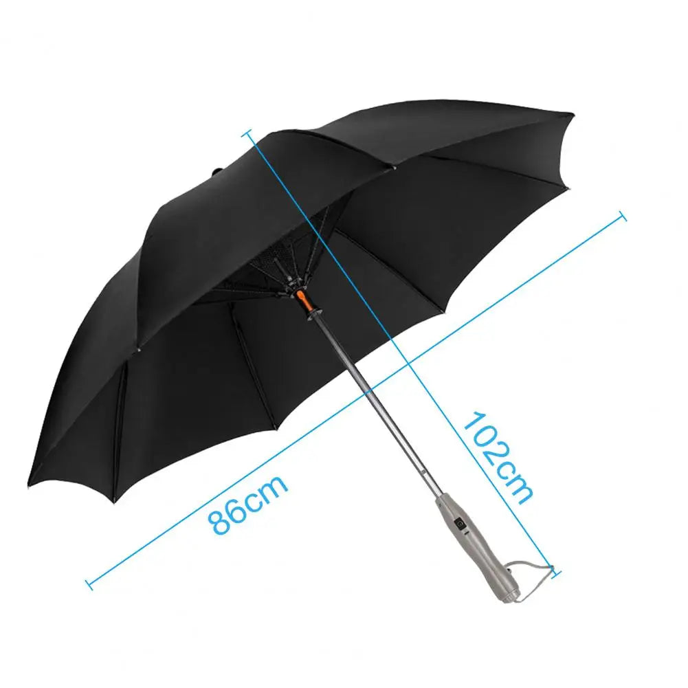 🌞 3-in-1 Cooling Sun Umbrella – Built-in Fan, Water Mister & UV Block - SmartPursue™