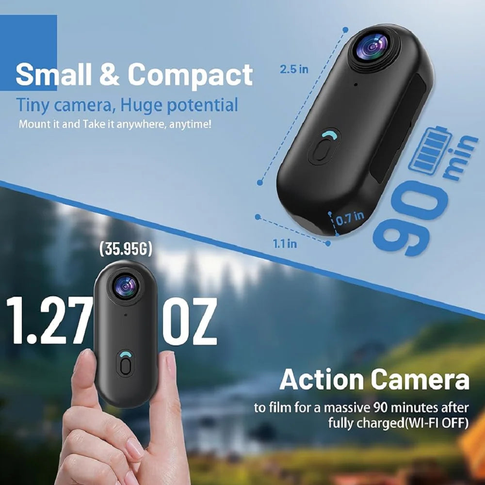 🐾 4K HD Mini Pet Collar Camera – Portable Dog & Cat Neck Camera Diversi Fusion™