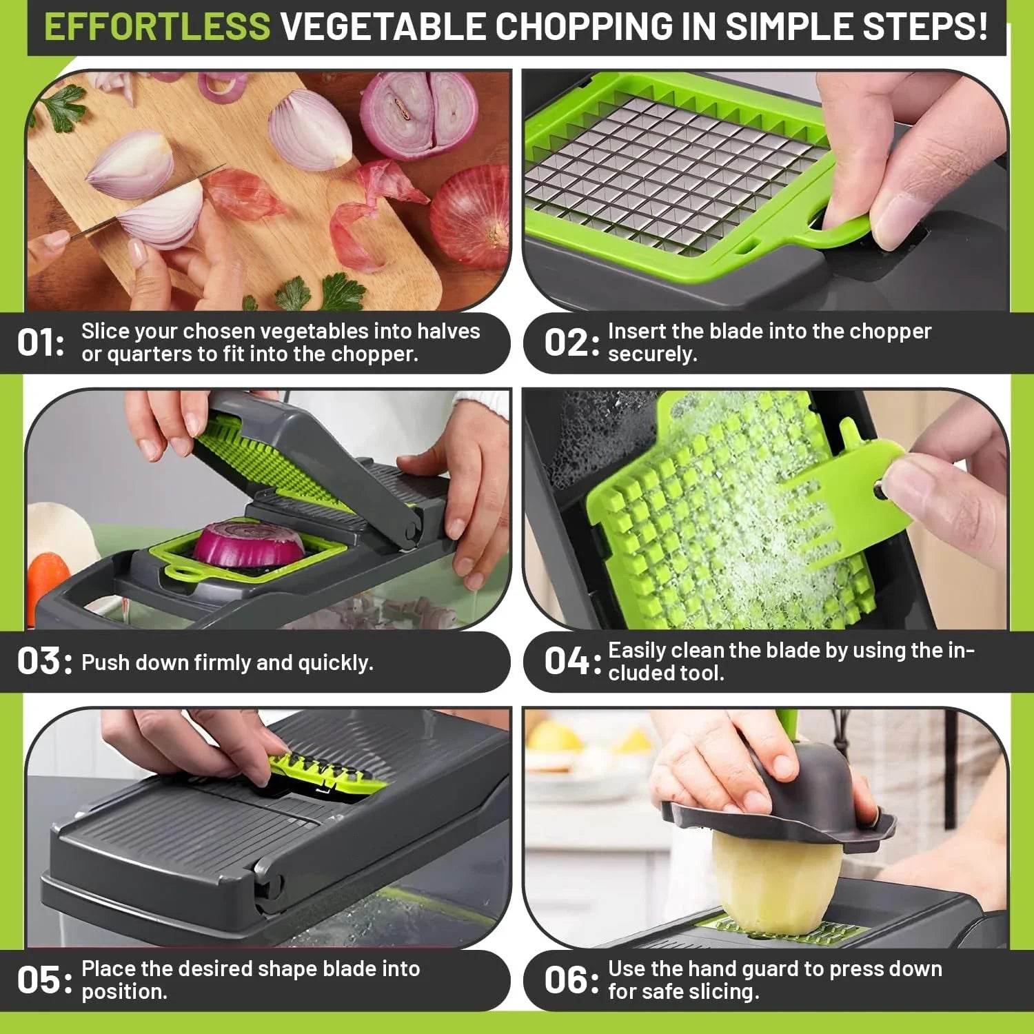 Multifunctional Vegetable Chopper - SmartPursue™