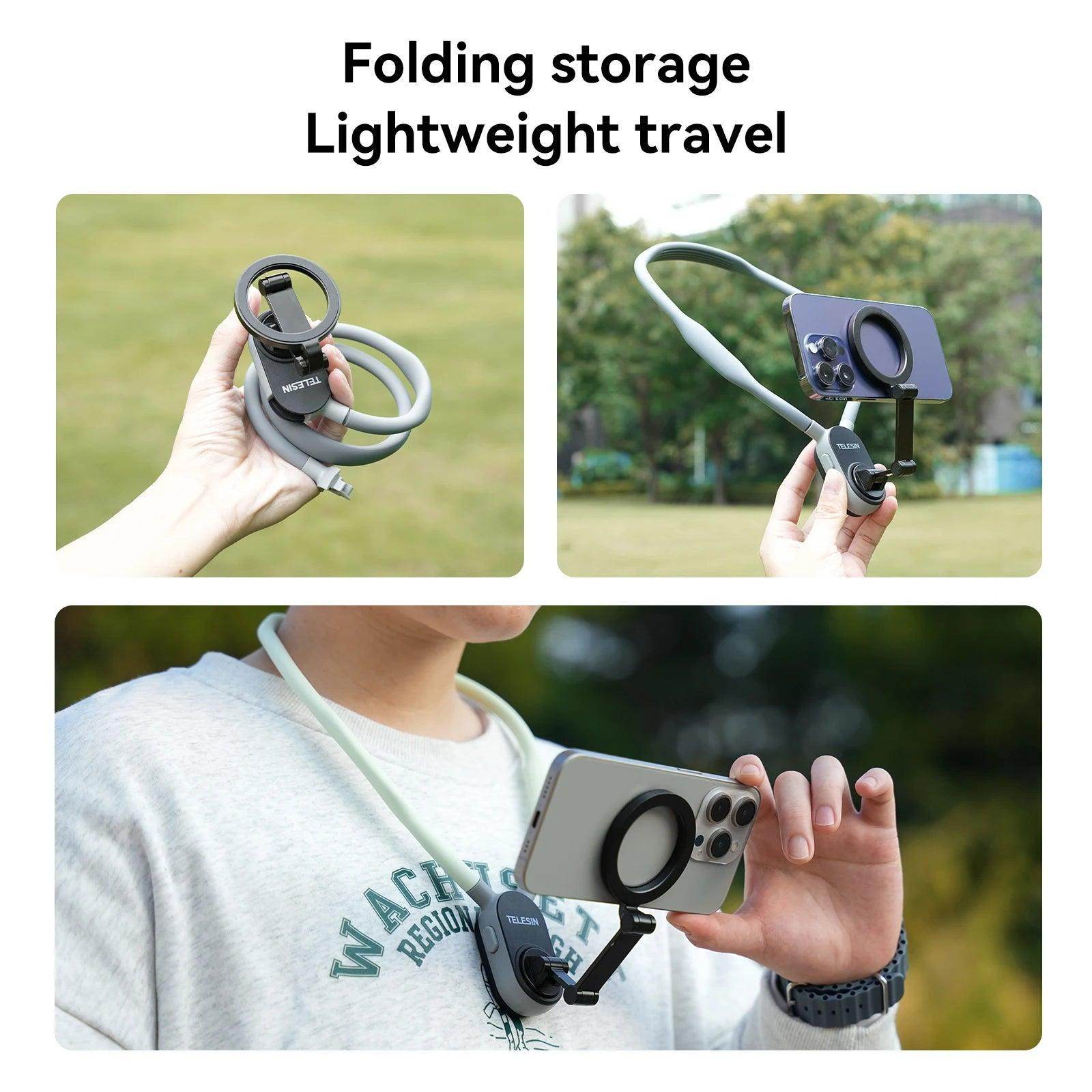 Silicone Magnetic Neck Mount for phone - SmartPursue™