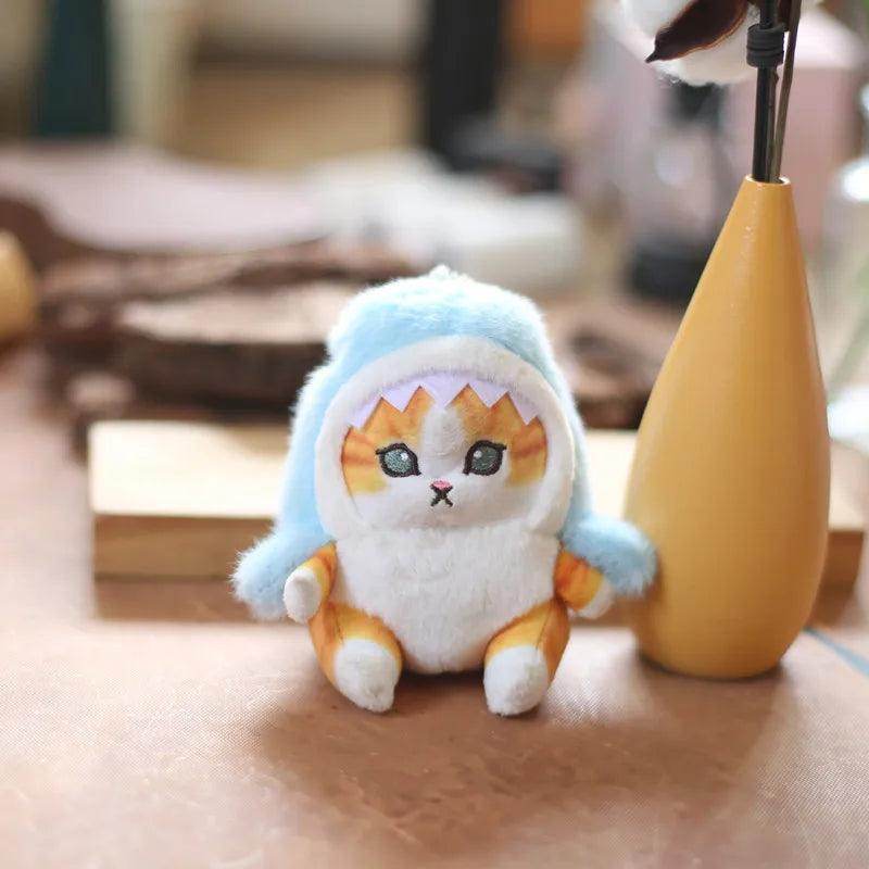 Shark Cat Fried Shrimp Plush Toy Keychain - SmartPursue™