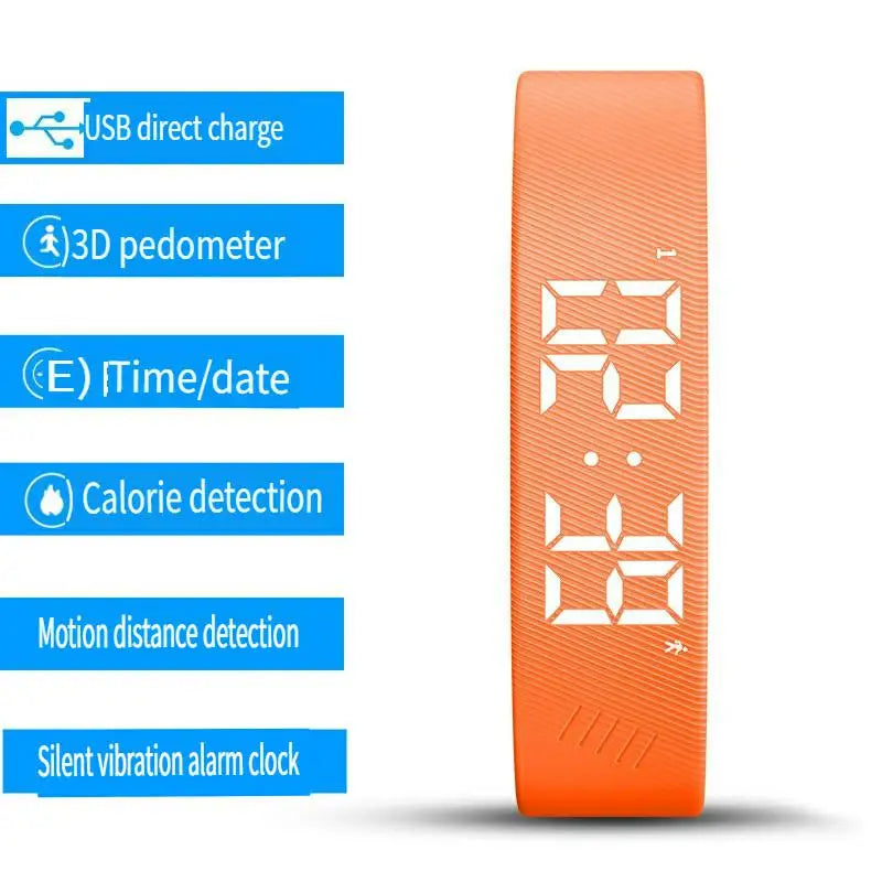 LED Digital Smart Bracelet Vibrating Alarm Clock Waterproof Clock - SmartPursue™