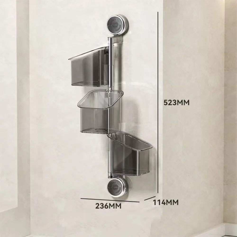 🧼 Wall-Mounted Rotatable Storage Basket Smart Kitchen & Home