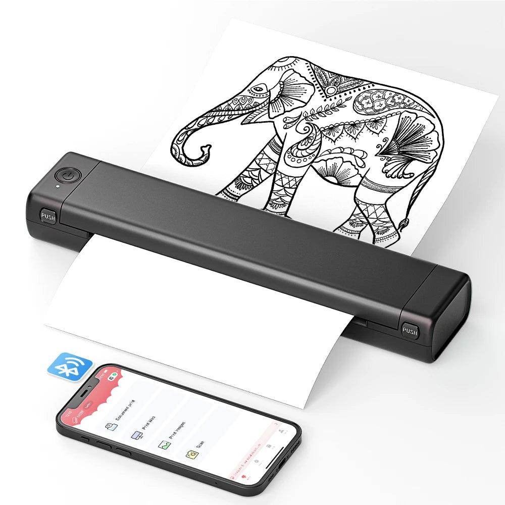 Small wireless Portable A4 Printer - SmartPursue™