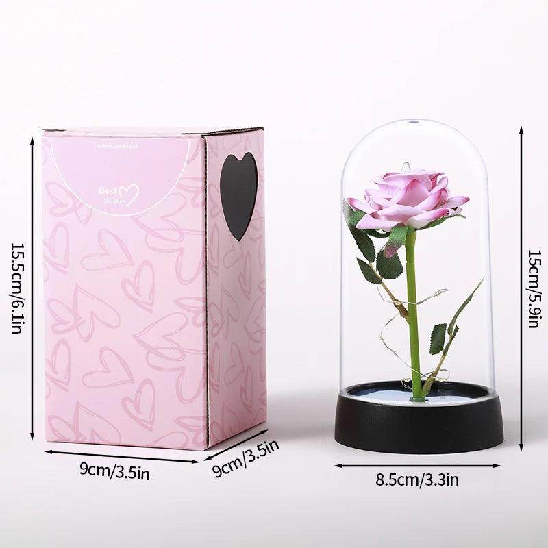 Enchanted Red Rose in Glass Dome - SmartPursue™