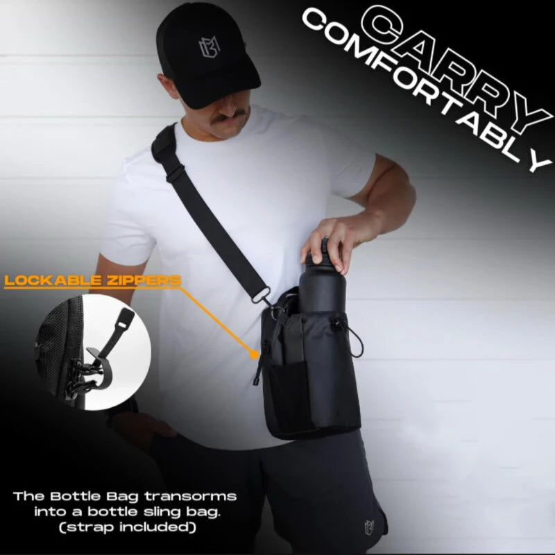 Magnetic Water Bottle Pouch – Cup Holder with Strong Magnet - SmartPursue™