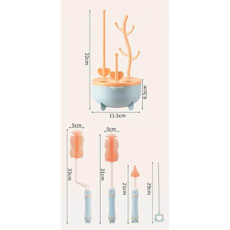Baby Bottle Washer with Drying Rack - SmartPursue™