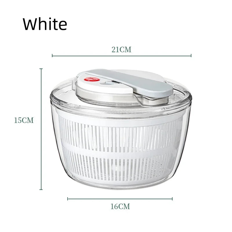 🥬 3L Vegetable Salad Spinner – Spin, Wash & Mix in One Tool - SmartPursue™