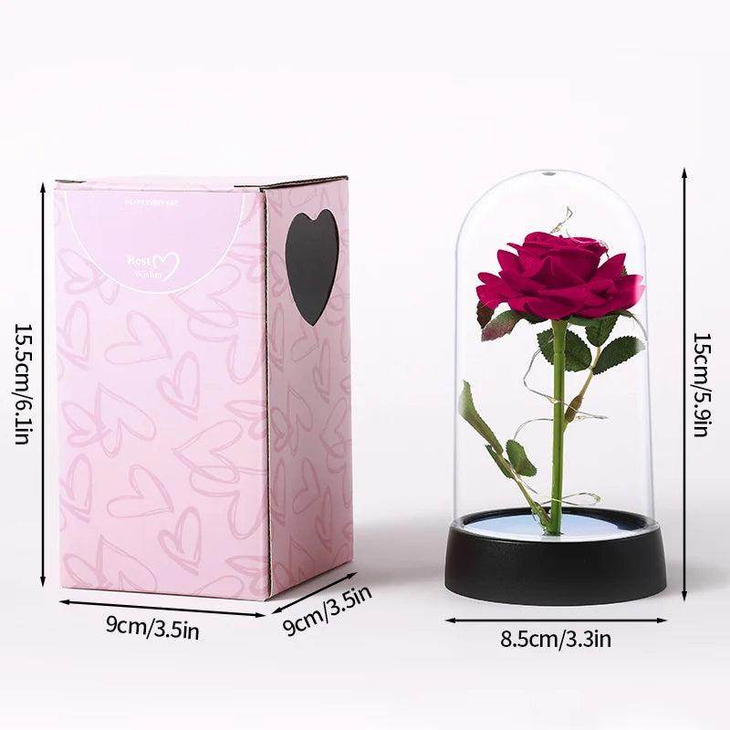 Enchanted Red Rose in Glass Dome - SmartPursue™