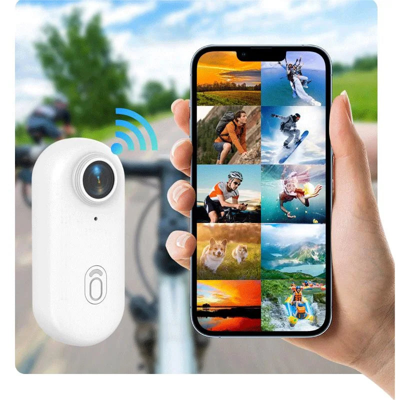 📷 Mini Sports Action Camera – 4K Ultra Portable Wireless Body Cam Diversi Fusion™