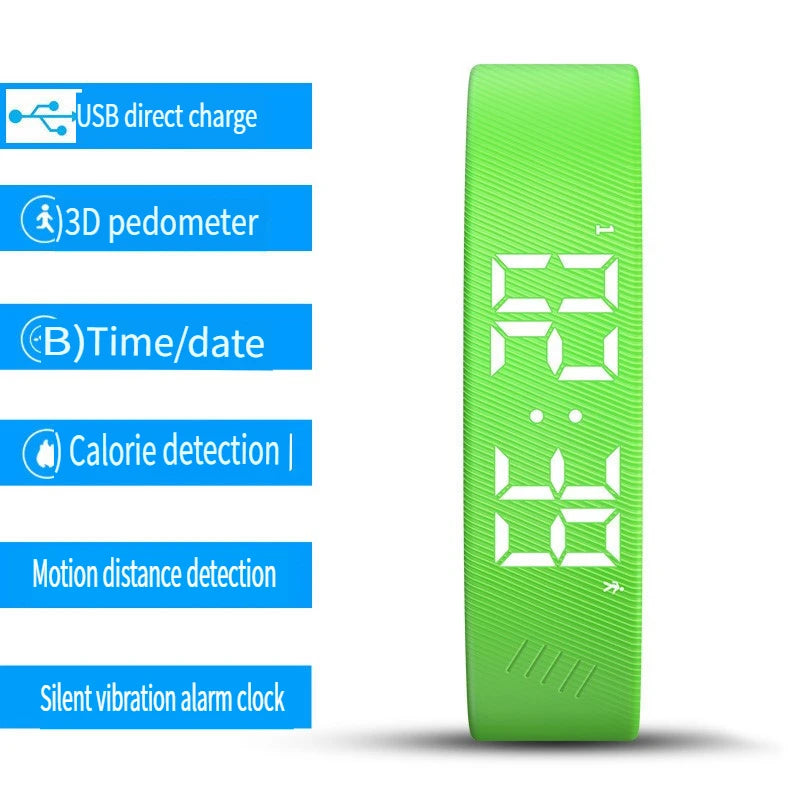 LED Digital Smart Bracelet Vibrating Alarm Clock Waterproof Clock - SmartPursue™