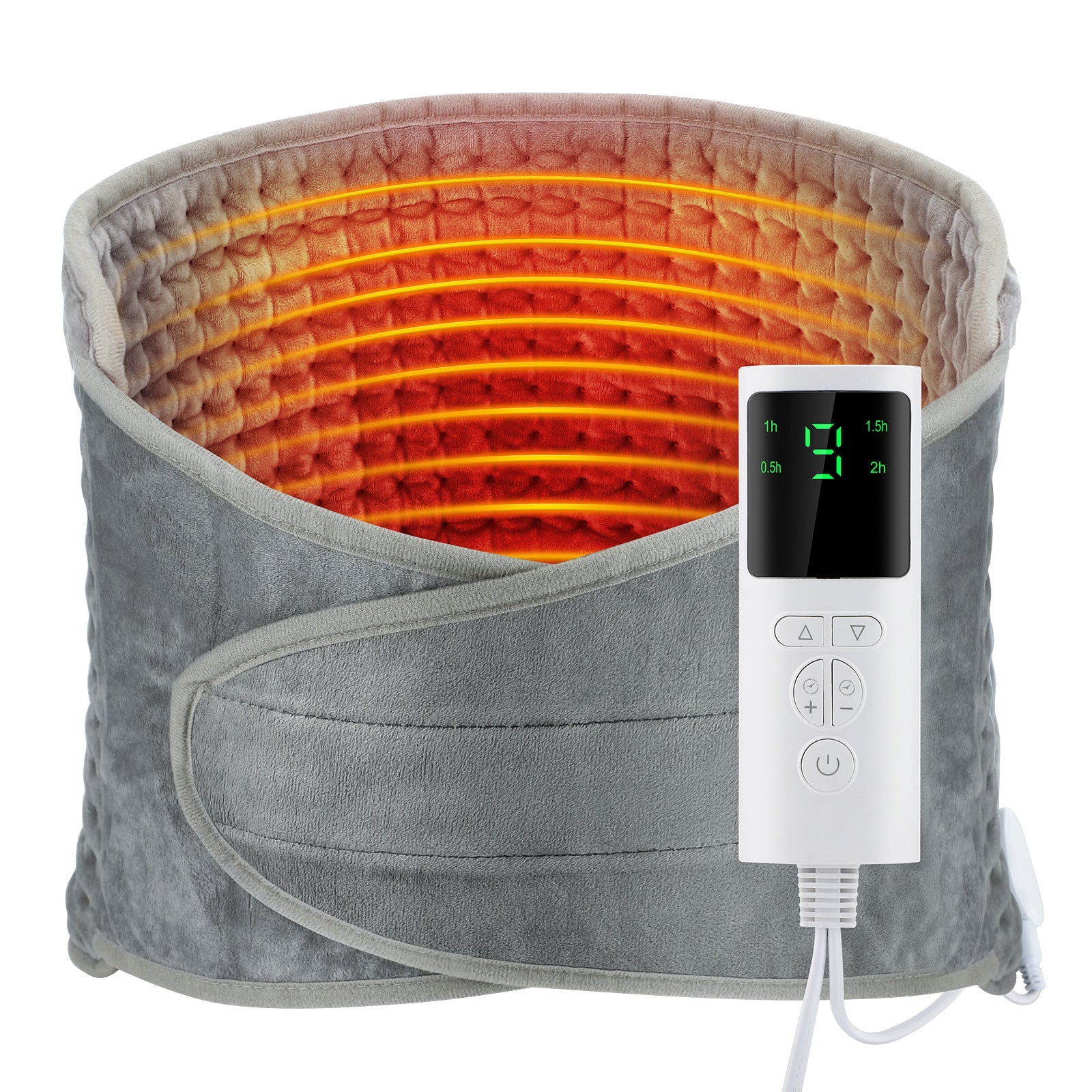 Back Heating Support Belt – Heated Waist Brace with Adjustable Temperature CJ