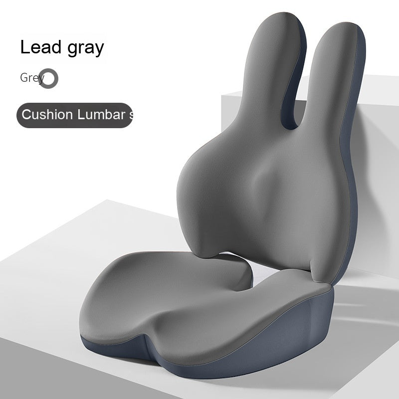 🚗 Car Heightening Cushion – Backrest & Lumbar Pad Driving Seat Support CJ