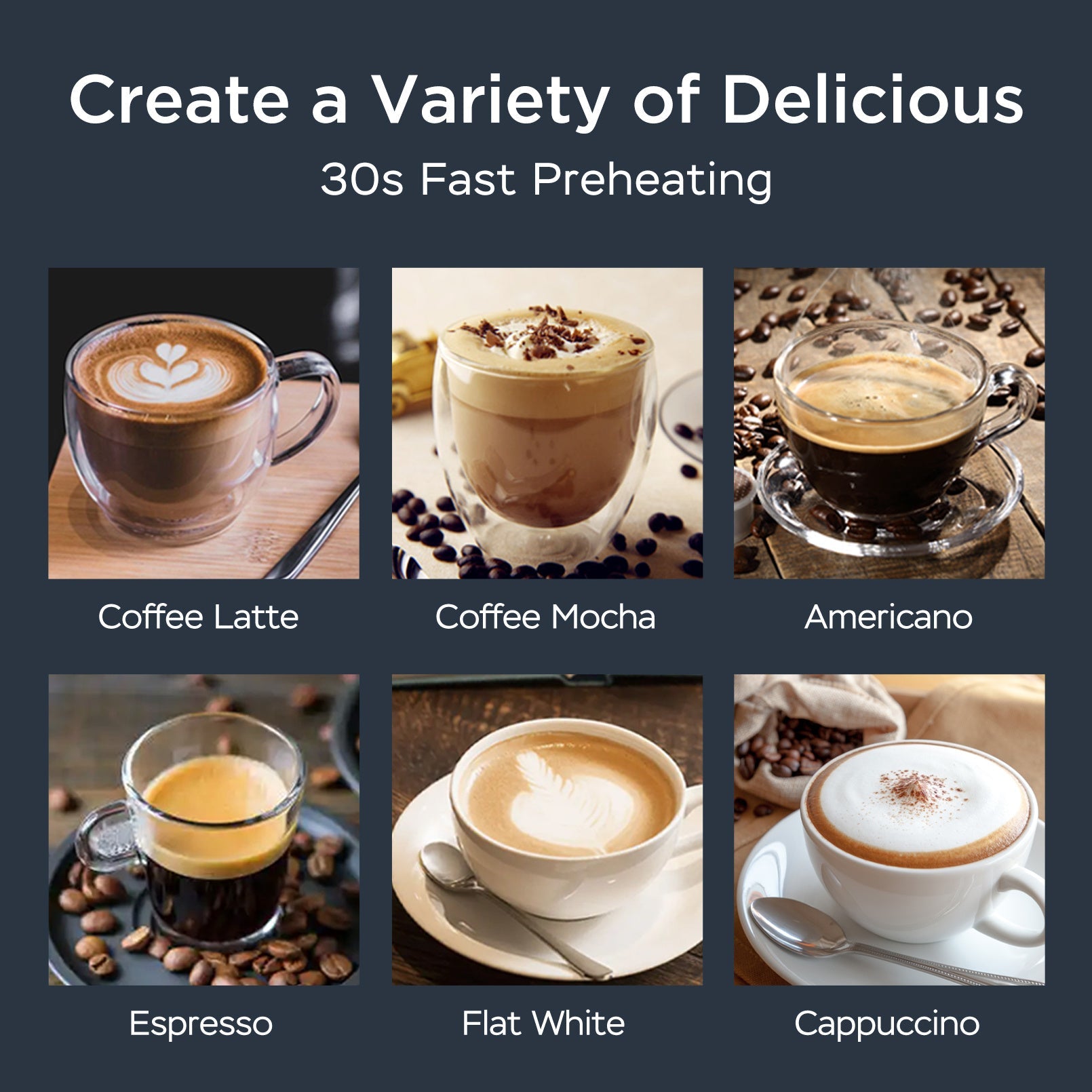 ☕ Geek Chef 20-Bar Espresso Machine Smart Kitchen & Home