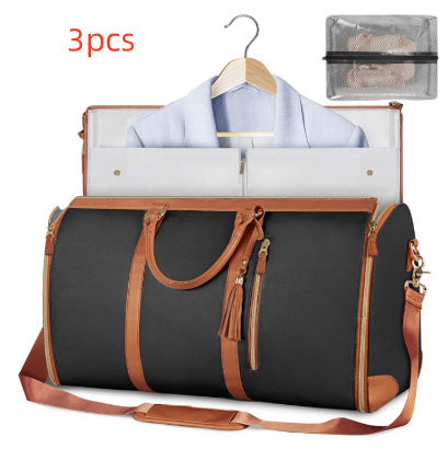 👜 Large Travel Duffle Bag – Waterproof Folding Suit & Clothes Tote CJ