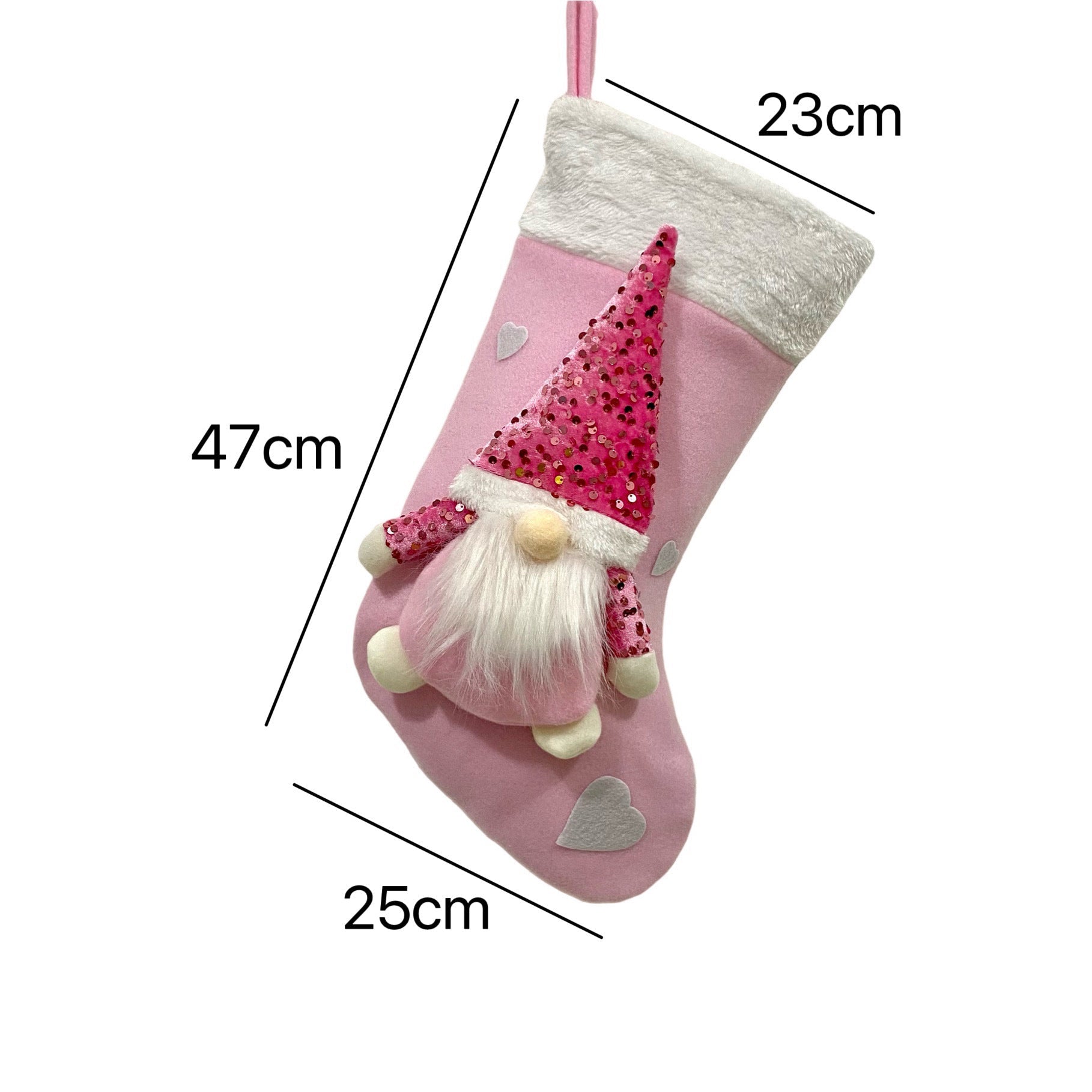 🎁 Christmas Gift Bag – Sequin Faceless Doll Pendant Holiday Decoration CJ