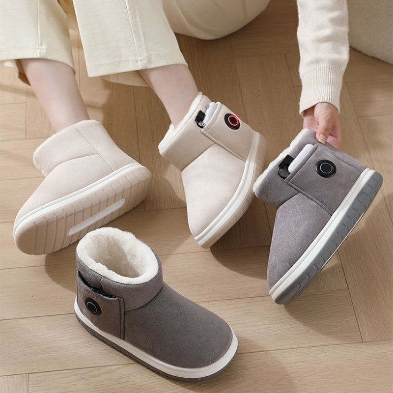 Electric Heating Shoes – Rechargeable Foot Warmer Winter Shoes CJ