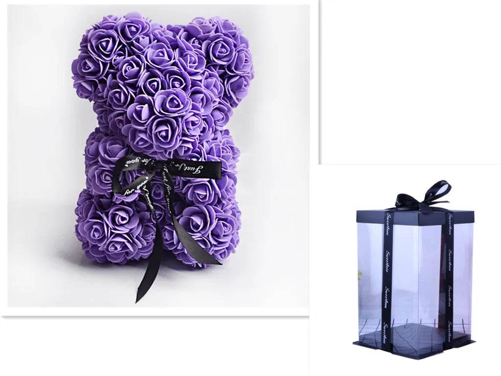 Valentine Foam Forever Rose Teddy Bear - SmartPursue™