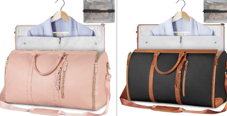 👜 Large Travel Duffle Bag – Waterproof Folding Suit & Clothes Tote CJ