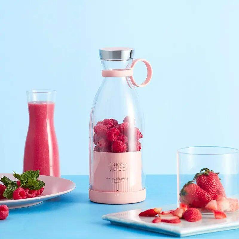 Portable Mini Juice Blender Bottle with Wireless Charging - SmartPursue™